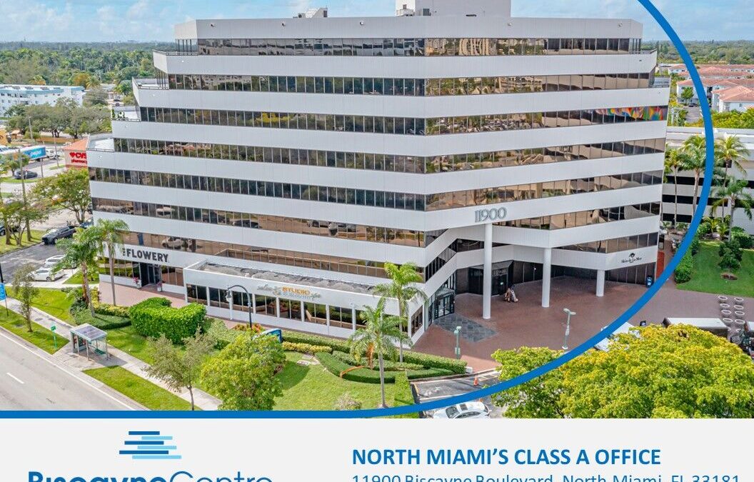 Blue Box Real Estate welcomes IWG – Spaces to Biscayne Centre located at 11900 Biscayne Boulevard.